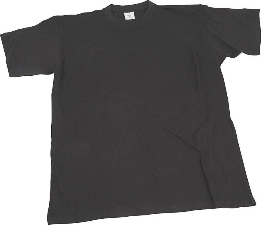 Creotime T-shirt afm 3-4 jaar zwart ronde hals 1 stuk
