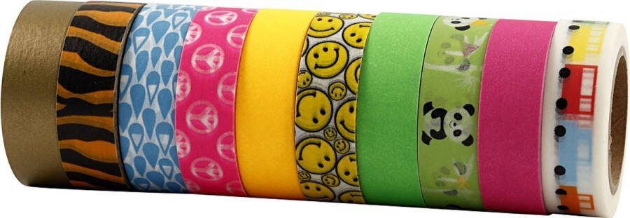 Creotime Tape Multicolor 10 Stuks 10 Meter