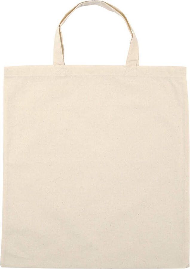 Creotime Tas afm 38x42 cm 135 g m2 5 stuks licht naturel
