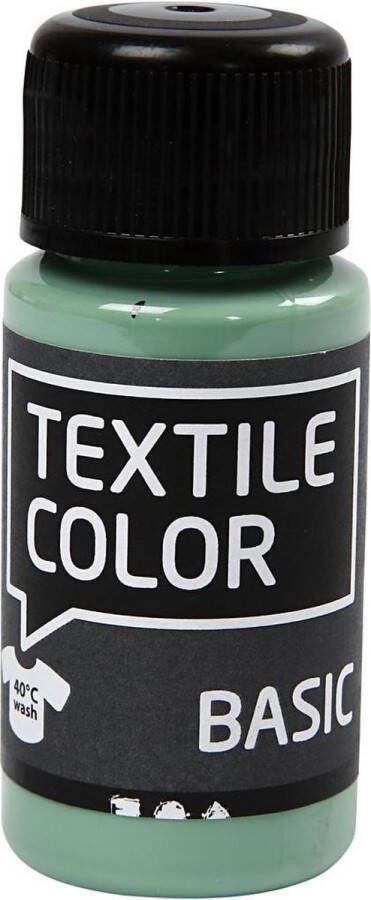 Textielverf Kledingverf Zeegroen Basic Textile Color Creotime 50 ml
