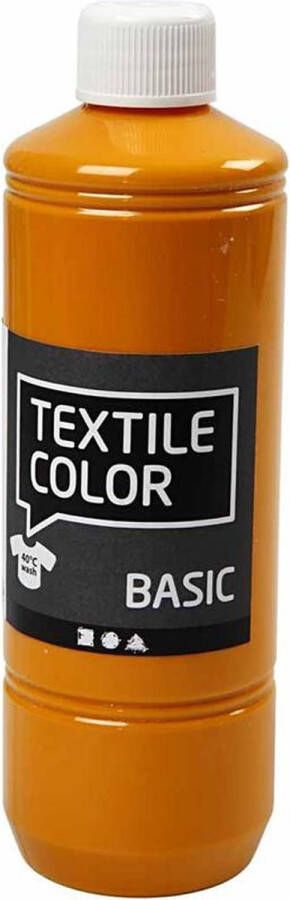 Creotime Textielverf Basic 500ml Mosterd