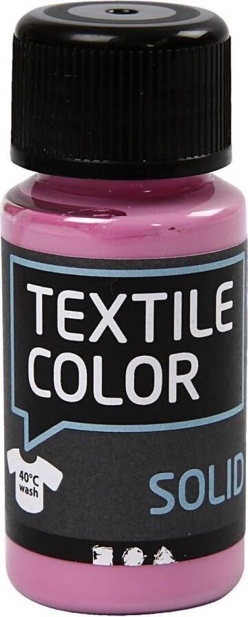 Creotime Textielverf Roze Dekkend Textile Color 50 ml