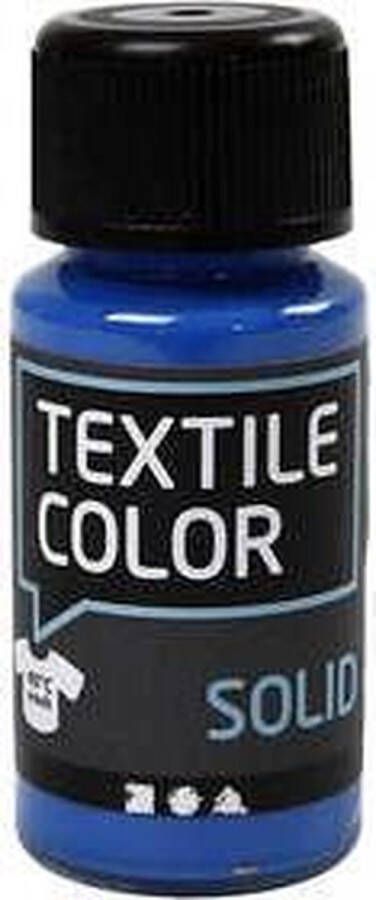 Creotime Textile Color brilliant blauw dekkend 50 ml 1 fles