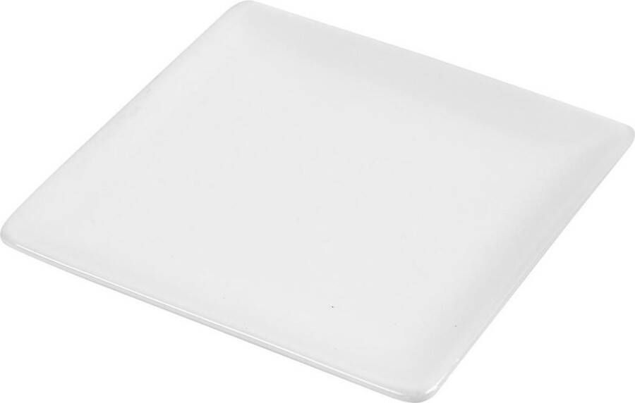 Creotime Vierkante Borden 10 Stuks 12 5 X 12 5 Cm Wit