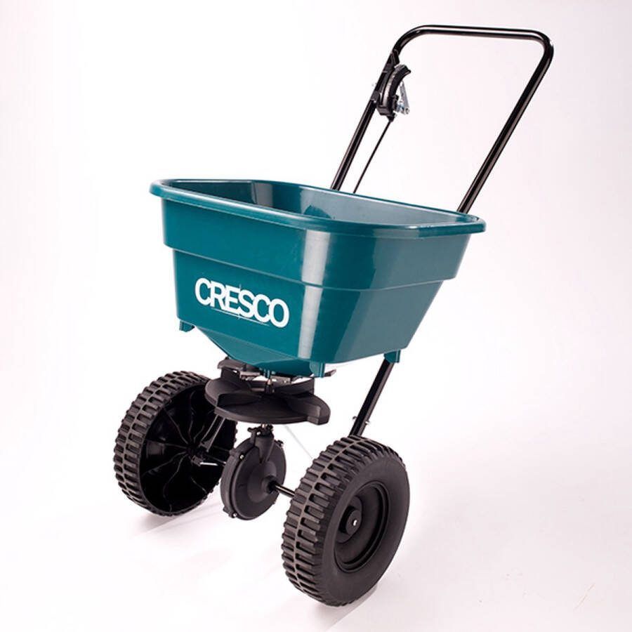 Cresco Strooiwagen voor zout 25 liter Voor strooizout Kunstmest Zaad PVC zoutbak