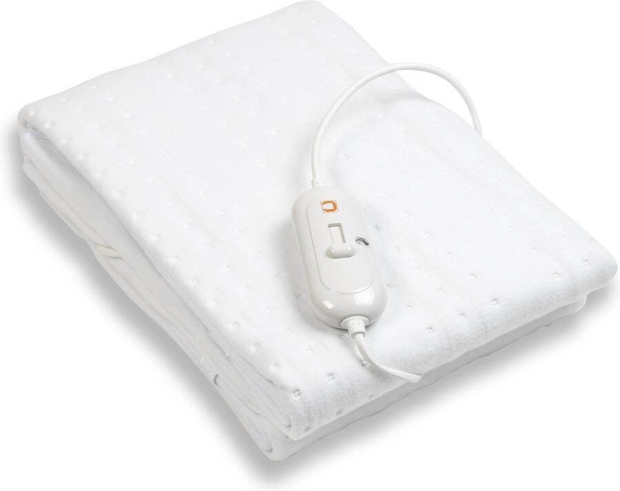 Cresta Care elektrische deken 1 persoons Cosy fleece 150 * 80 cm Machine wasbaar Oververhittingsbeveiliging TÜV GS goedgekeurd