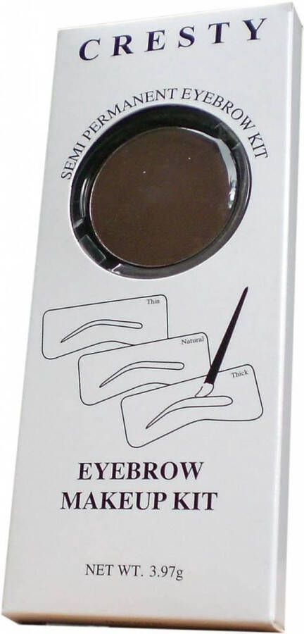 Cresty eyebrow make up kit Dark brown