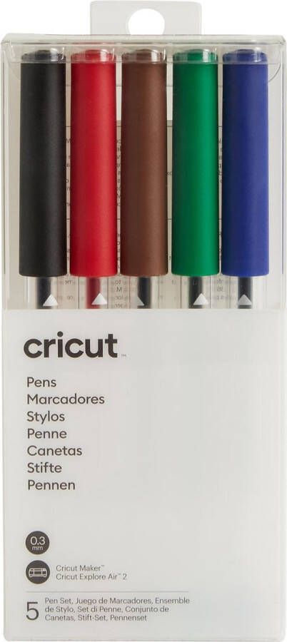 CRICUT Explore Maker Extra Fine Point Pen Set 5-pack (Basics)