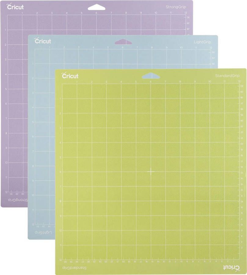 CRICUT Explore Maker LightGrip-StandardGrip-StrongGrip Mat 30x30cm (3 stuks)