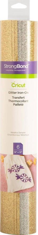 Merk_cricut Cricut Glitter opstrijkbaar vinyl sampler metallics