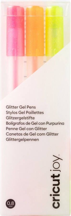 CRICUT JOY • Glitter Gel pens 3-pack (Pink Orange Yellow)