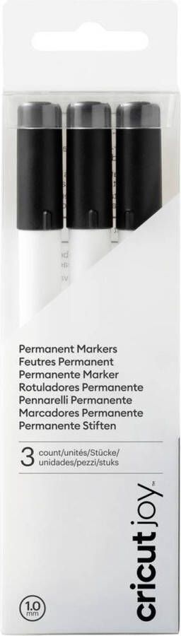CRICUT Joy Permanent Marker 3-Pack 1.0 Stiftset Zwart
