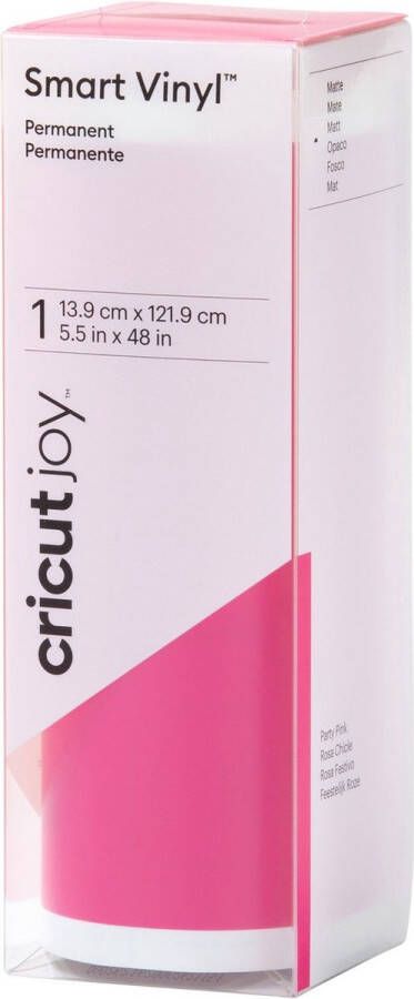 CRICUT Joy Smart Vinyl | permanent | mat party pink | 14x122cm