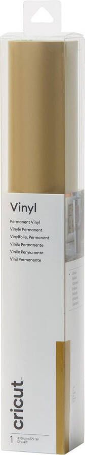 CRICUT Premium Vinyl | permanent | goud | 30x120cm