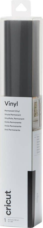 CRICUT Premium |Vinyl | permanent | zwart | 30x120cm