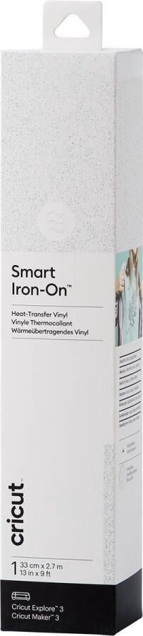 CRICUT Transferfolie Smart Iron-On 33 x 270cm Glitter Wit