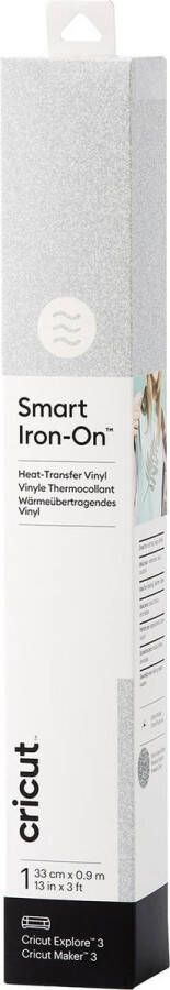 CRICUT Smart Iron-On 33x91cm – Zilver met glitters (1 vel)