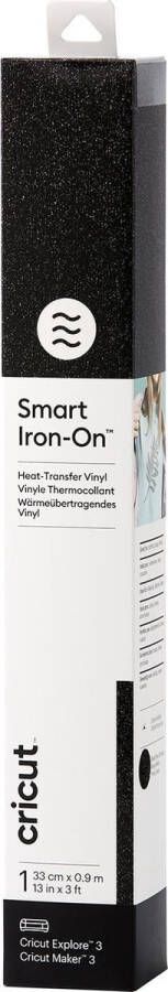 CRICUT Smart Iron-On 33x91cm – Zwart met glitters (1 vel)