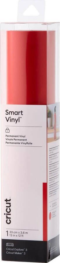 Merk_cricut Cricut Vinyl Folie Smart Vinyl Permanent 33x360cm Rood