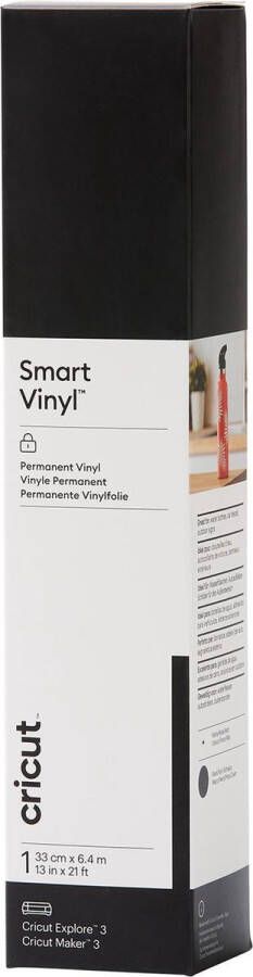 CRICUT Smart Vinyl Permanent 33x640cm – Zwart (1 vel)