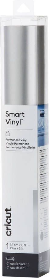 CRICUT Smart Vinyl Permanent 33x91cm 1 sheet (Mat Silver)