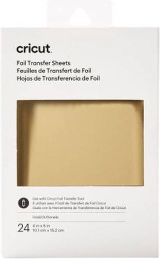 CRICUT Transfer Foil Sheets 10x15cm 24 sheets (Gold)