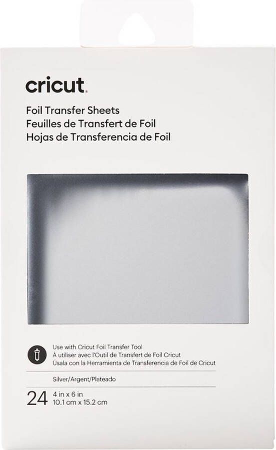 CRICUT Transfer Foil Sheets 10x15cm 24 sheets (Silver)