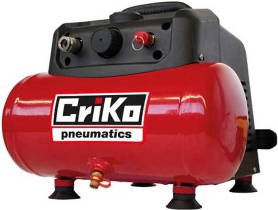 Criko Compressor C00003124rc Olievrij 1 5 Pk 8 Bar 6l