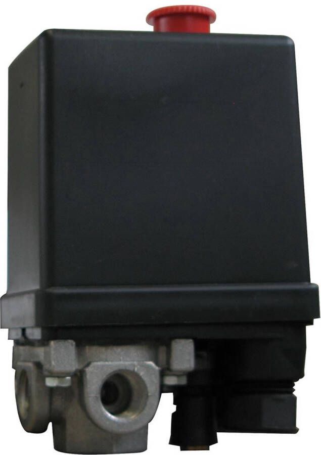 Criko drukschakelaar voor compressor 8 tot 10 bar Start & Stop knop 16A 4 x 1 4