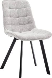 Furnihaus Criks Eetkamerstoelen set van 4 Felix Boucle Beige