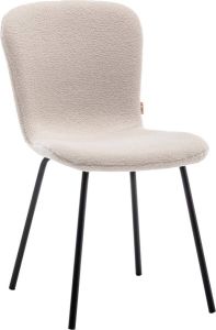 Furnihaus Eetkamerstoel Luca Teddy Beige Set van 2