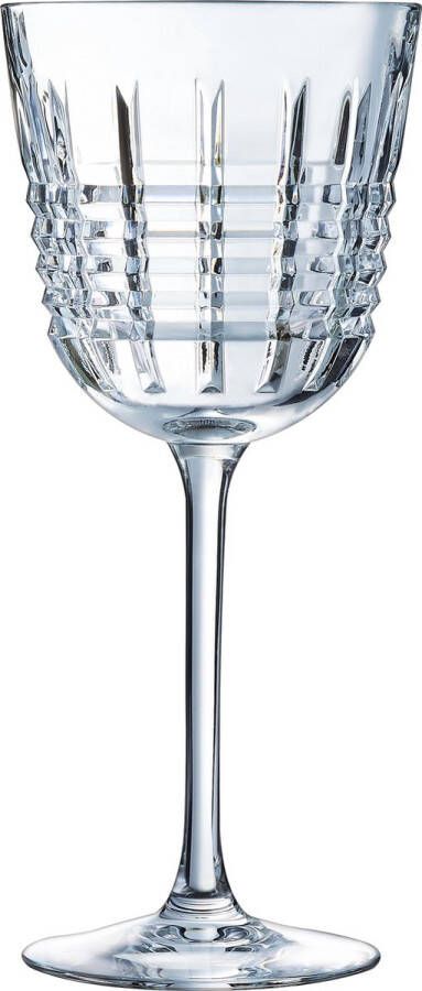 Cristal d&apos;Arques Rode Wijnglazen Rendez-Vous- 350 ml 6 stuks