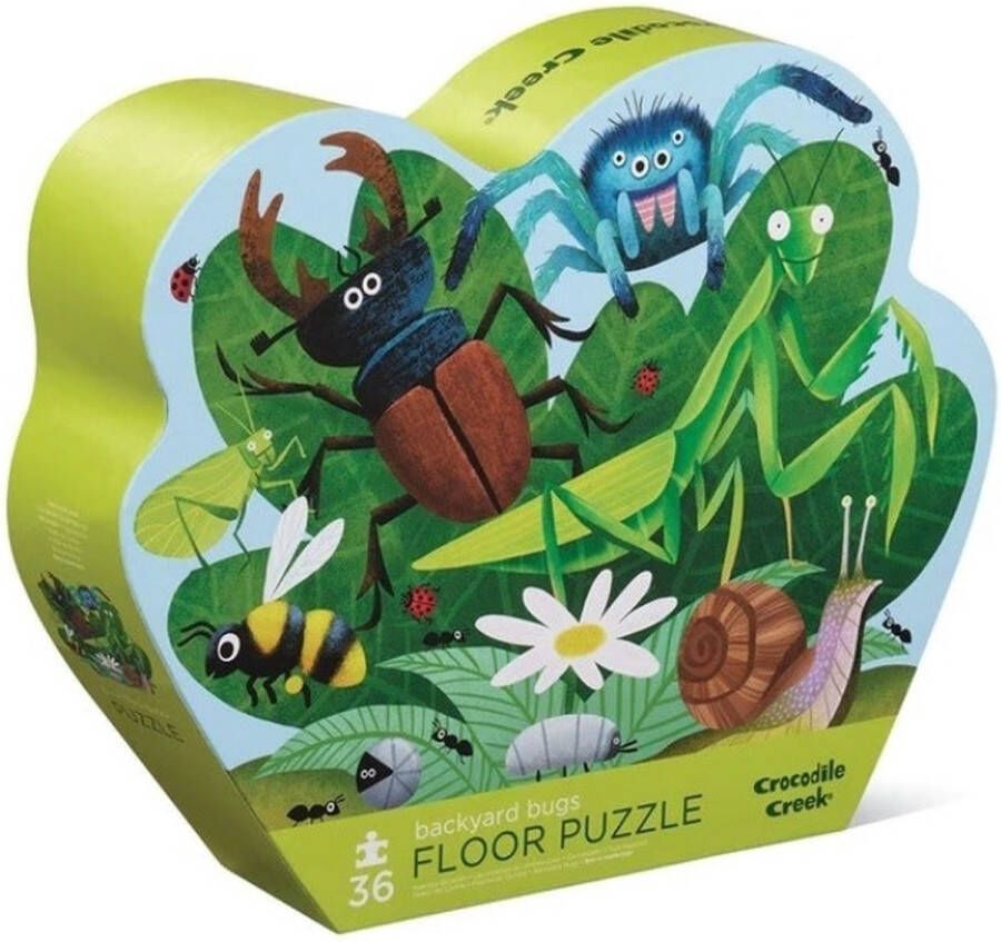 Crocodile Creek Vloerpuzzel Backyard Bugs 36 stukjes