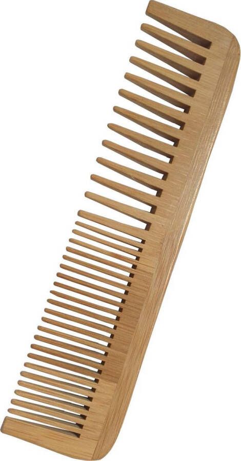 CROLL & DENECKE kam – Haarkam – 100% Natuurlijke haarborstel Duurzaam 17 5 x 5 cm – Bamboe