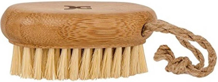 CROLL & DENECKE Nagelborstel – Manicure borstel – Nagelverzorging – Bamboe & Kokosharen – 8 x 4 cm