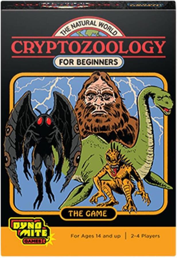Cryptozoic Entertainment Steven Rhodes Cryptozoology for Beginners Kaartspel Partyspel Engelstalig