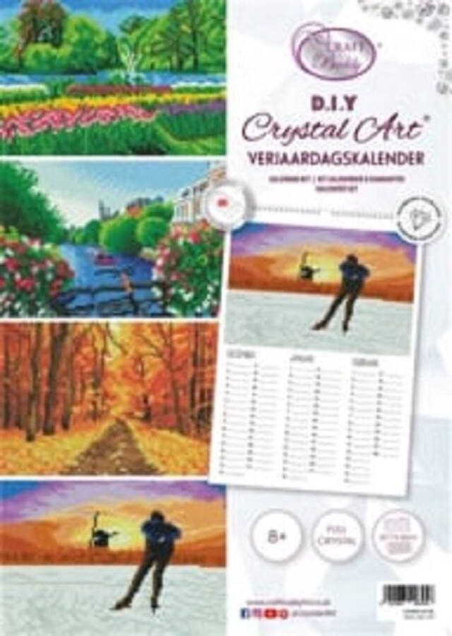 Crystal Art Diamond Painting Verjaardagskalender