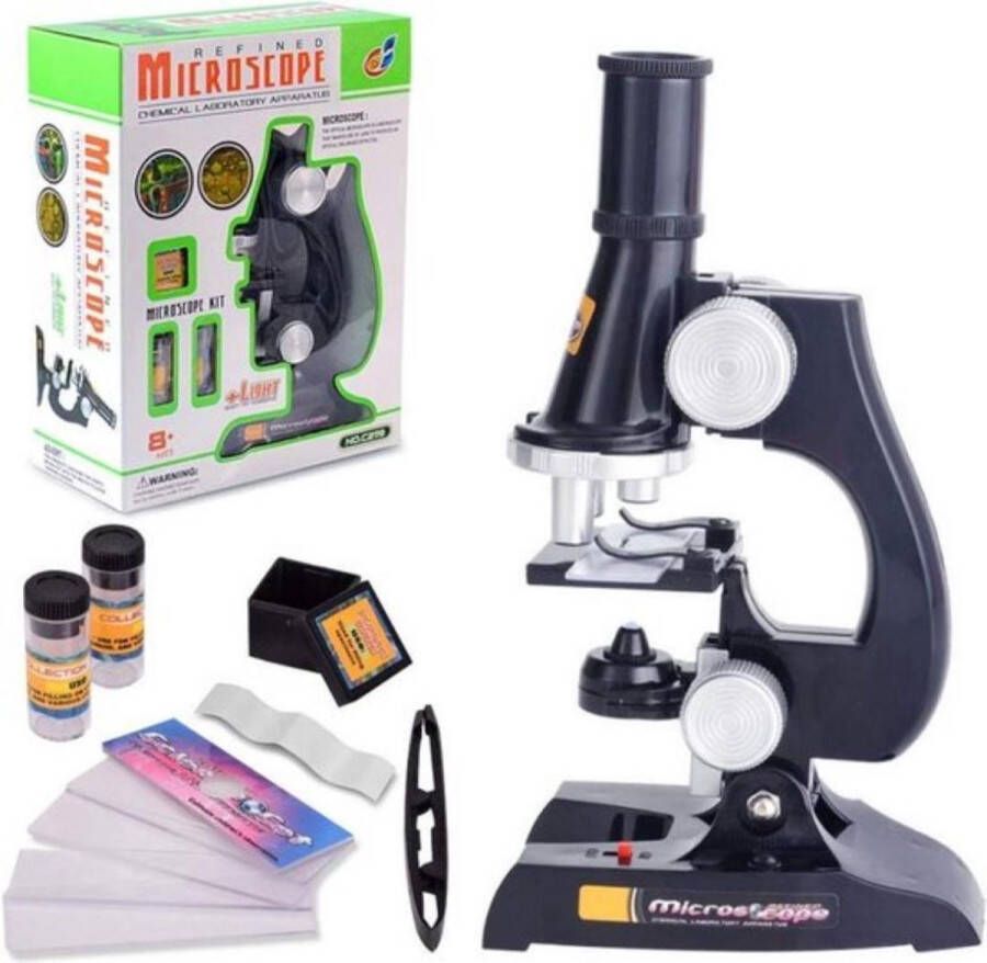 Merkloos Sans marque Speelgoed Kindermicroscoop voor Kinderen Laboratorium Educatief Speelgoed voor uw Kind Kinder microscoop 100x-450x