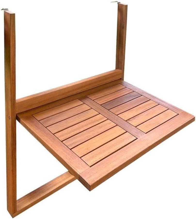 Cstore Hangende balkontafel LILOU FSC acaciahout Opvouwbaar 60 x 44 x 80 cm