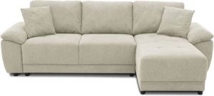 Cstore Omkeerbare converteerbare hoekbank 4 stoelen ariel Beige stof Opbergdoos L 257 x d 159 x h 88 cm