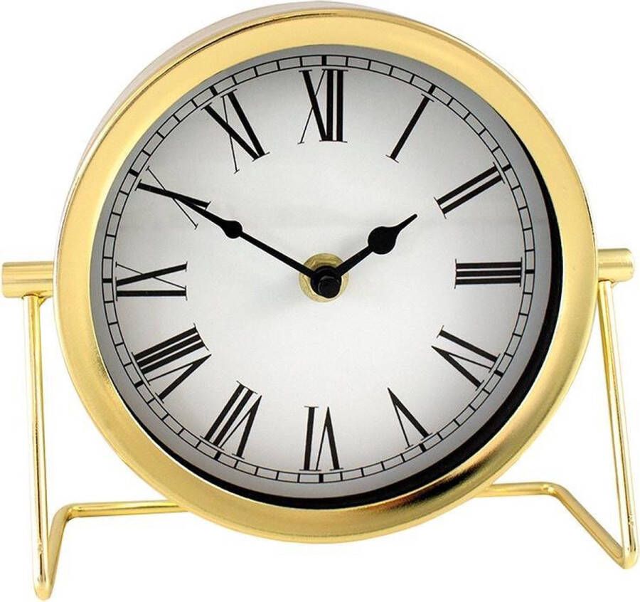 Dobeno Luxe klassieke goudkleurige klok