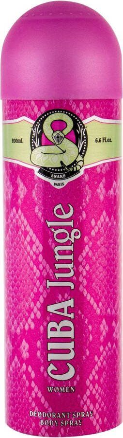 Cuba Perfume Fragluxe Cuba Jungle Snake Body Spray 200 Ml For Women