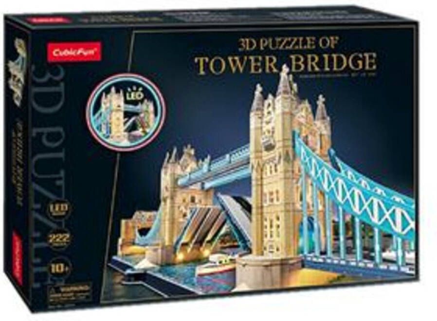 Camylle Van der Meulen 3d Puzzel Tower Bridge LED 222 stuk(s) Gebouwen 10 jaar