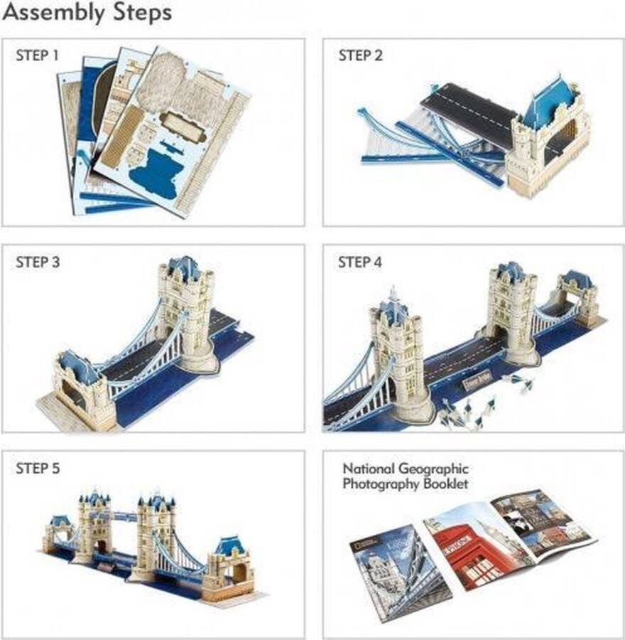 CubicFun 3D Puzzel Tower Bridge 118Dlg