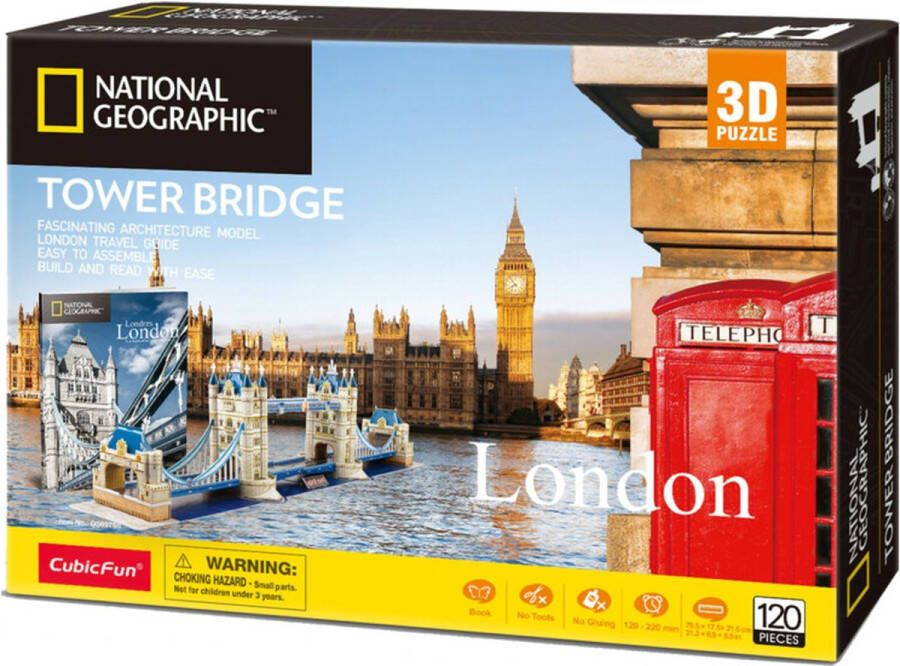 CubicFun National Geographic 3D Puzzel The Tower Bridge