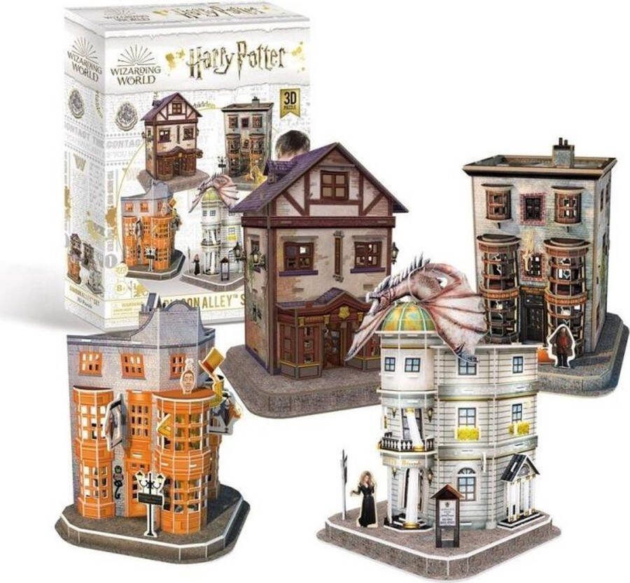 CubicFun Revell 00304 puzzel 3D-puzzel 272 stuk(s) Gebouwen