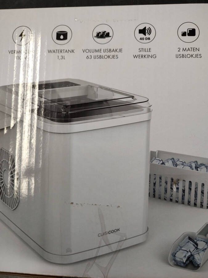 Cuisicook ijsblokjesmachine