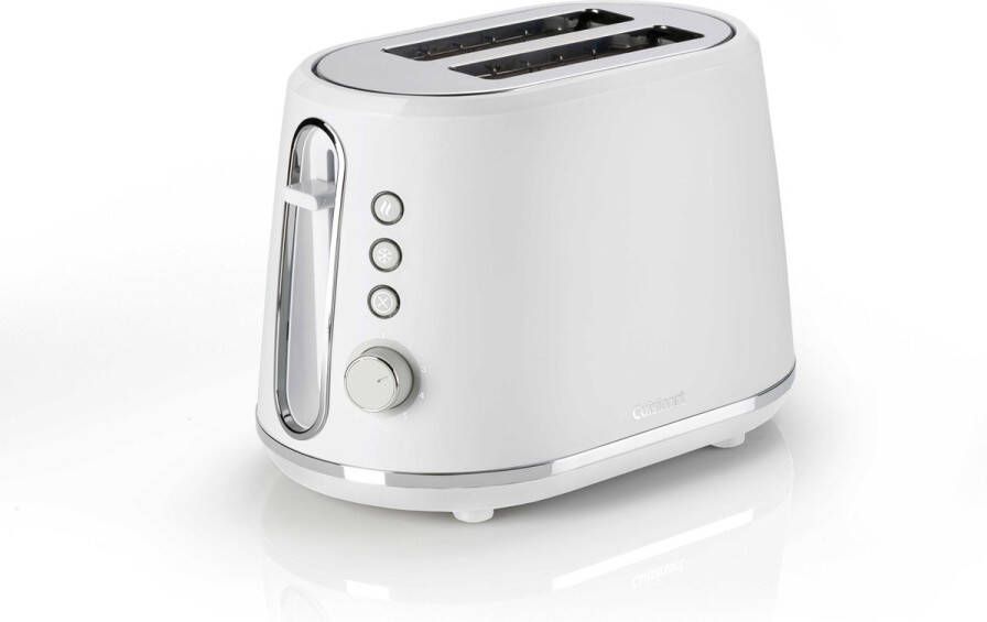 Cuisinart 2 Slice Toaster Broodrooster CPT780WE Toaster Ontdooifunctie 7 standen Wit