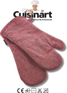 Cuisinart Pro Luxury Performance Ovenwanten Hittebestendig Tot °200 Graden 100% Katoen Strawberry Pinky