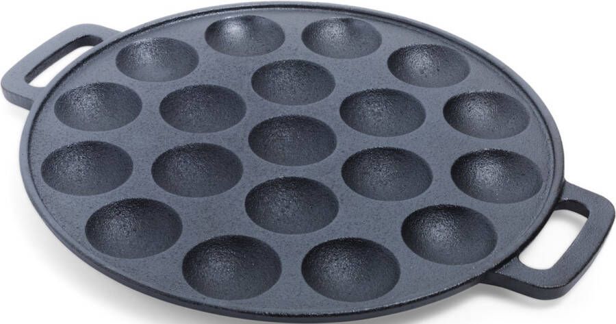 CuisiNoon Poffertjespan Bold 19 Vulplekken diameter 24cm